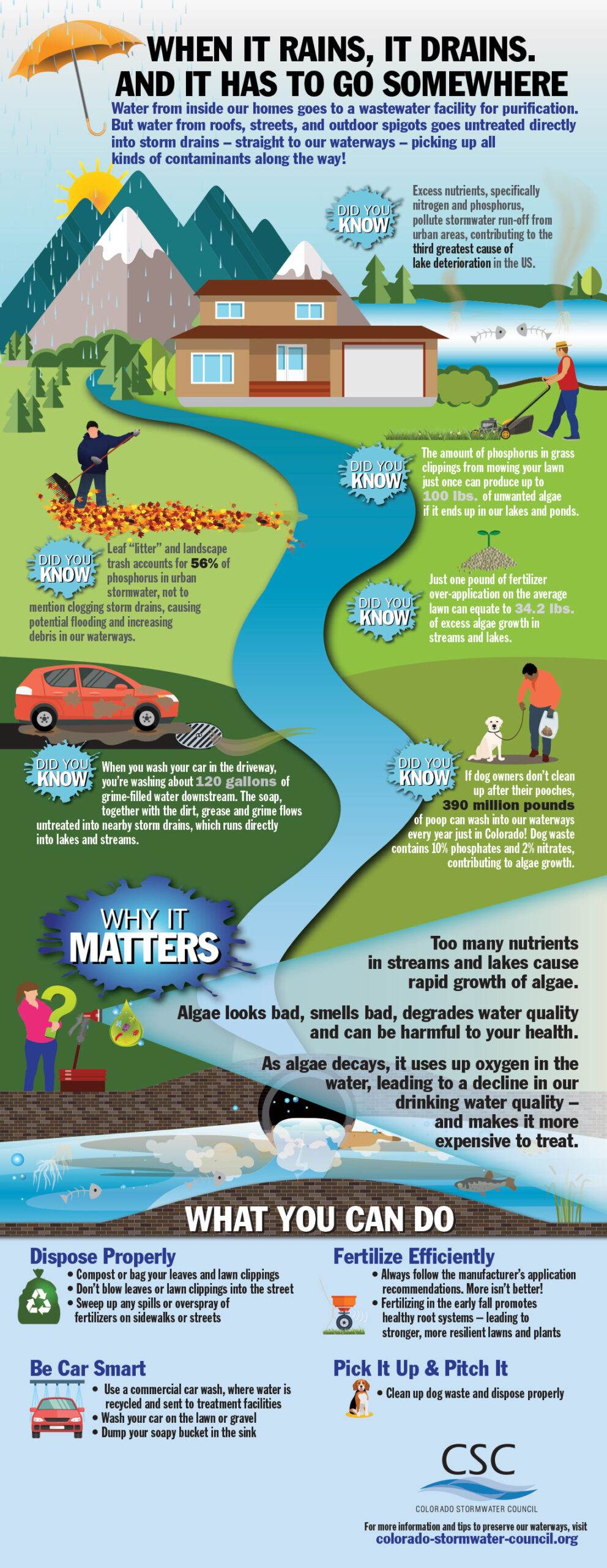 Colorado Storm Council Water Infographic